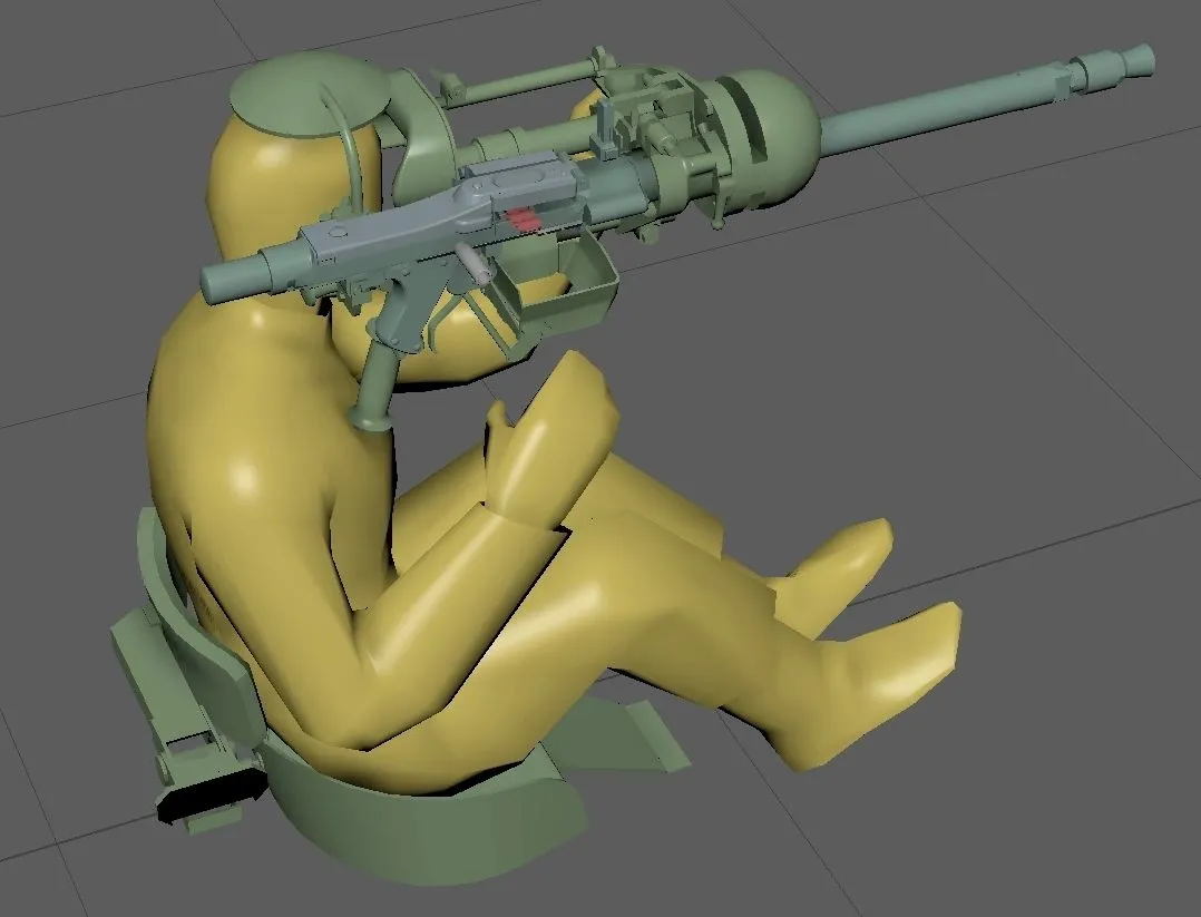 The radio operator's ball mount