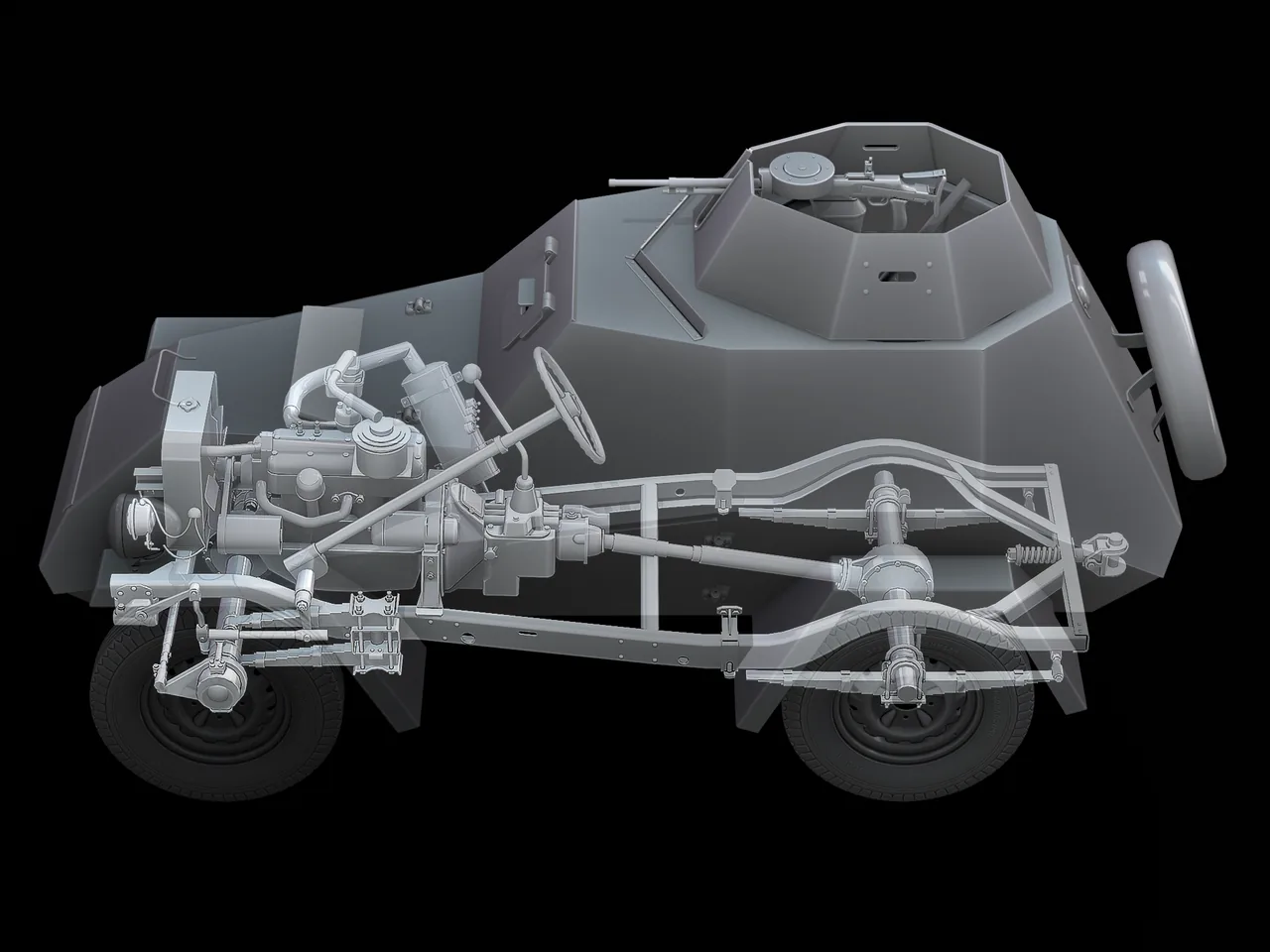 Modelled vehicle systems and components